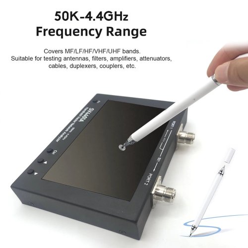 SV4401A 4.4G VNA s kapacitní dotykovou obrazovkou