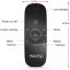 W1 Air Mouse - Univerzální Dálkový Ovladač s Klávesnicí 2.4GHz USB