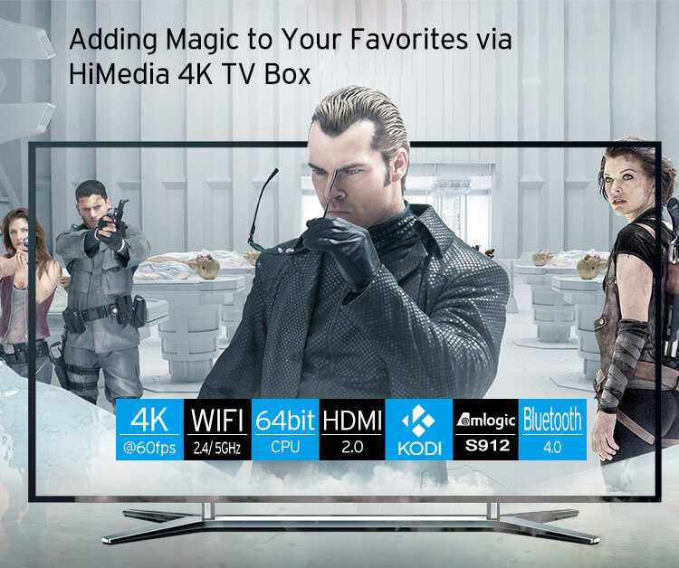 Himedia A5 TV Box S912 2/16GB - Powerful Multimedia Player