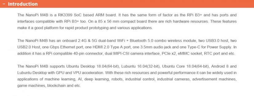 NanoPi M4B with Heat Sink