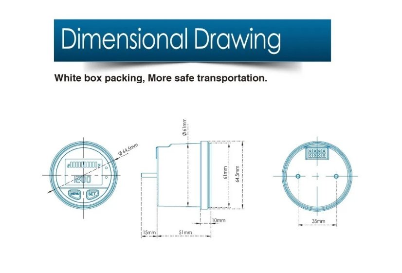 RL-BI012 Digital Battery Status Indicator