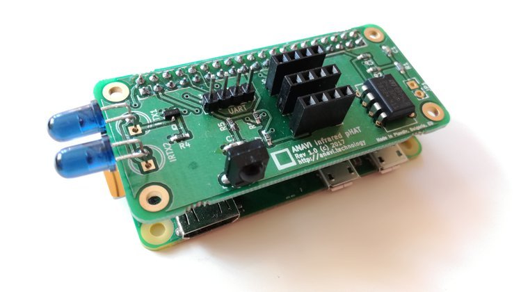 ANAVI Infrared pHAT - Smart Remote Control for Raspberry Pi