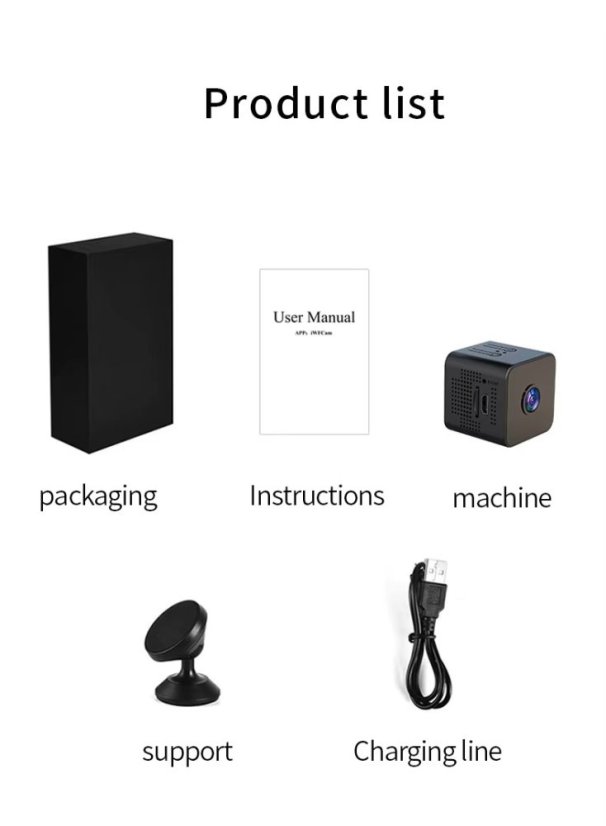 X1 WiFi miniature camera-cube