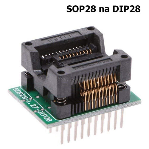 Adapter for SMD 28 pin SOP28 to DIP28 OTS-28-1.27-04