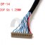 Cable LVDS DF14-20P 2ch 6bit 250mm