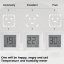 H3501 Home Mini Thermometer and Hygrometer 2-in-1 with Large Display