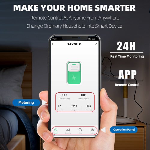 63A 1P+N WIFI Smart Switch a Elektroměr KWh - Model: TXCB2-TWM