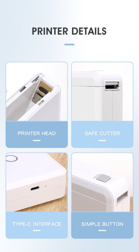 Niimbot D110 Wireless Label Printer - Fast and Efficient Thermal Printing