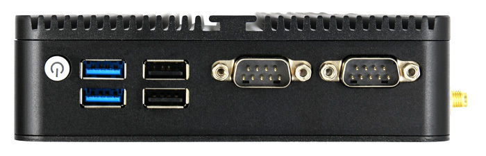 M2122 J6426 Průmyslové Mini PC - Barebone, Bezventilátorové