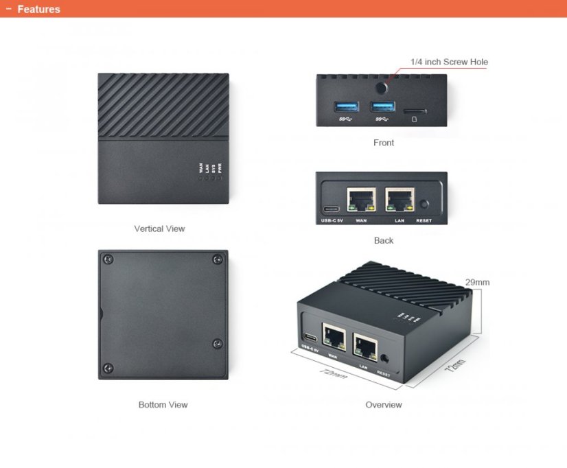NanoPi R4S 4GB Mini-router