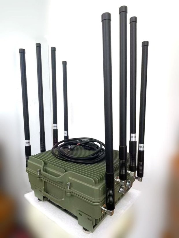 DB1 rušička dronů – 4/6/8 kanálů, 50W na kanál, dosah 300–1000 m