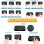 H18 Mini Touchpad Keyboard - Wireless QWERTY Keyboard with Touchpad