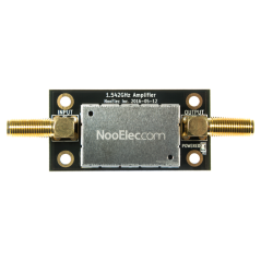 Nooelec SAWbird+ iO – prémiový duálny LNA a SAW filter pre pásmo L (Inmarsat AERO/STD-C), 1542 MHz