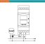 DAV-100 Single-Phase LED Ampere and Voltmeter DIN