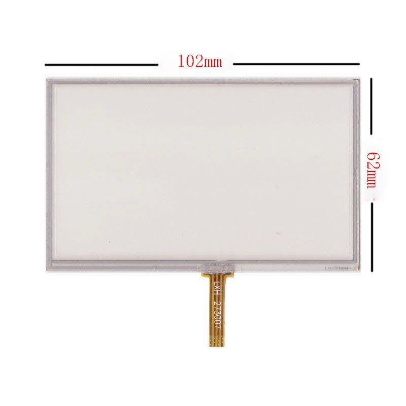 4,3" Dotykový Panel Digitizér 4Wire - Technologie dotyku: Capacitive