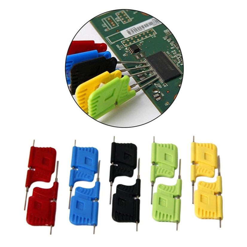 SDK08 - 10 univerzálních klipů pro testování čipů a programování IC
