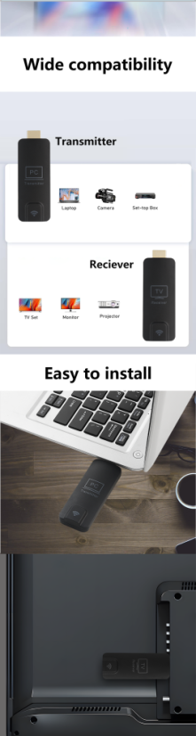 AM18052 Bezdrátový HDMI Extender - Dosah: 50m