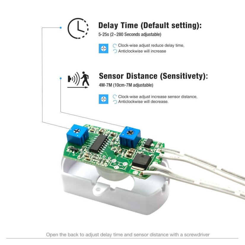 BS010 Infrared Motion Sensor 12V