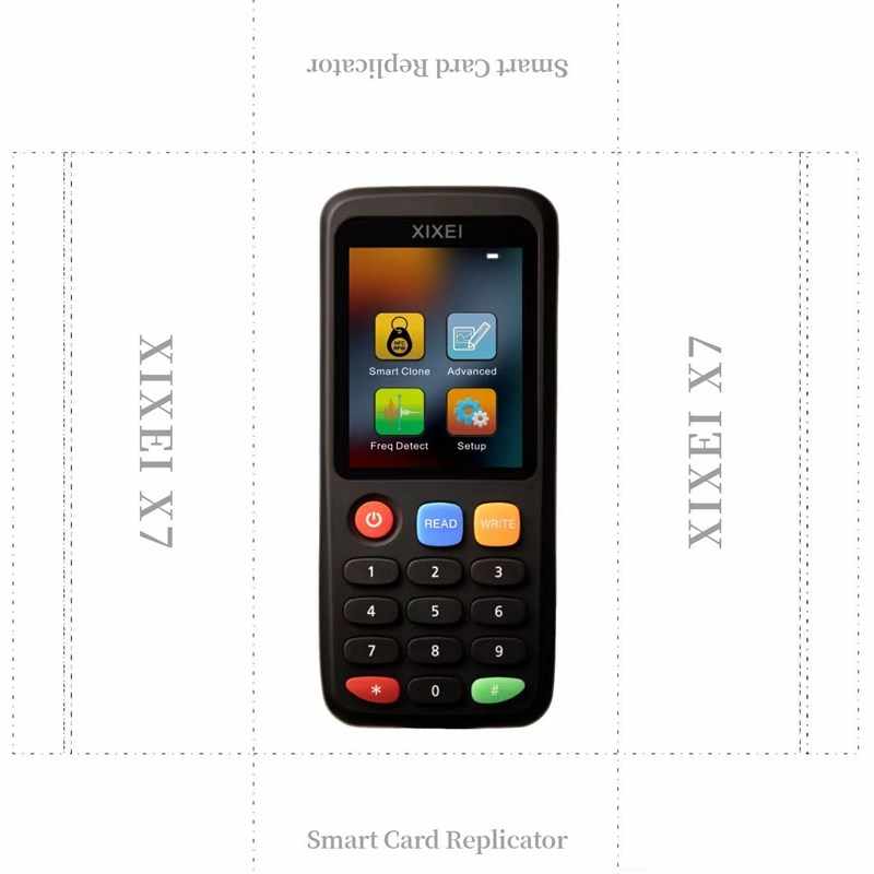 X7 univerzální RFID čtečka a duplikátor karet