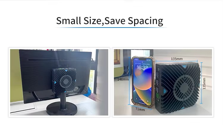 N312F Bezventilátorový mini firewall PC, 4×Gigabit LAN, HDMI/DP, USB 3.0