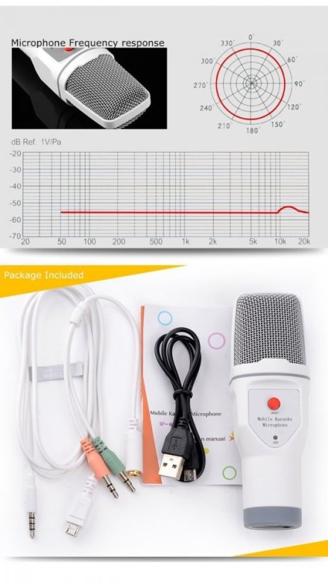 Ruční karaoke mikrofon SF-690