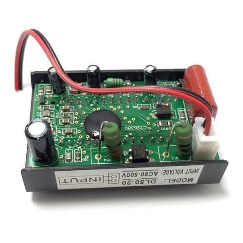 LED digitální voltmetr DL50-20 AC 80-500V