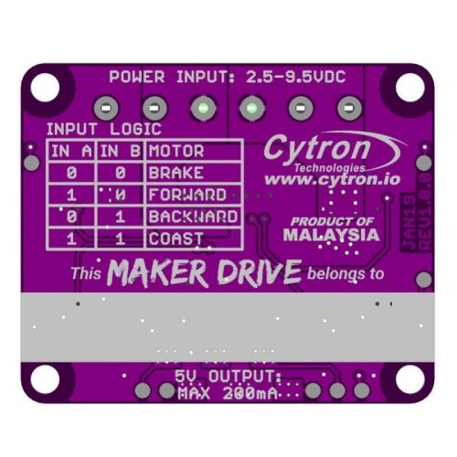 Cytron Maker Drive - H-Bridge pro začátečníky