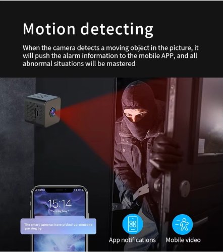 X1 WiFi miniaturní kamera-kostka
