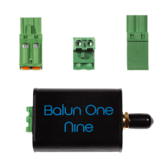 Balun One Nine v2 – 9:1 HF balun/unun s hliníkovým puzdrom
