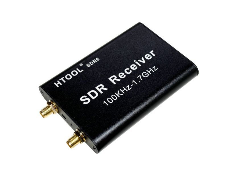 SDR6 RTL-SDR přijímač2832U+R820T 100kHz–1.7GHz