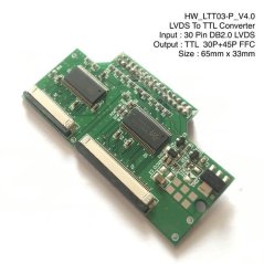 TT03_P_V5 LVDS na TTL univerzální adaptér pro LCD