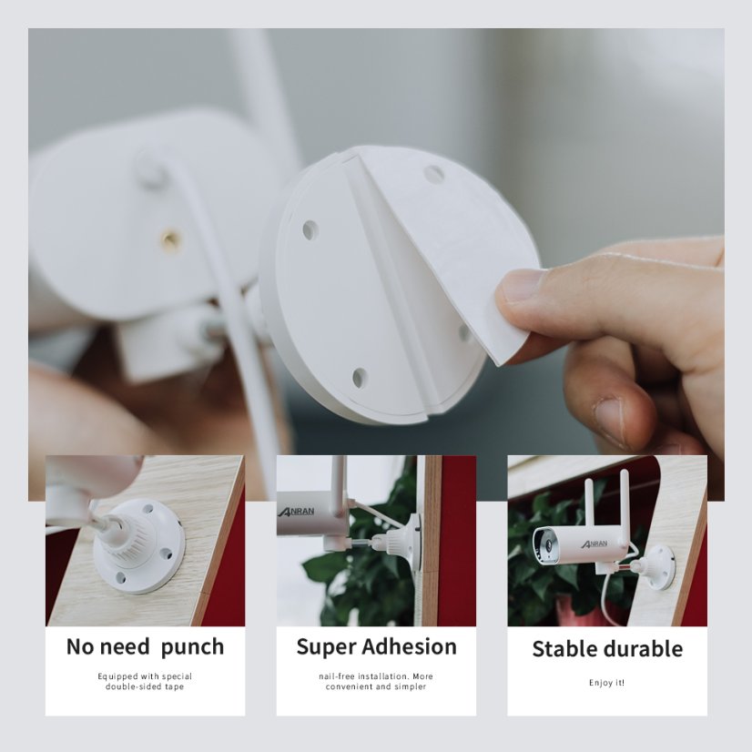 T01-H20W otočná 3MP HD WiFi IP P2P bullet kamera pro venkovní použití