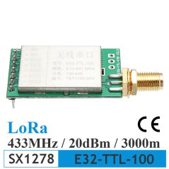 E32-TTL-100 SX1278 20dBm TTL 3km LoRa