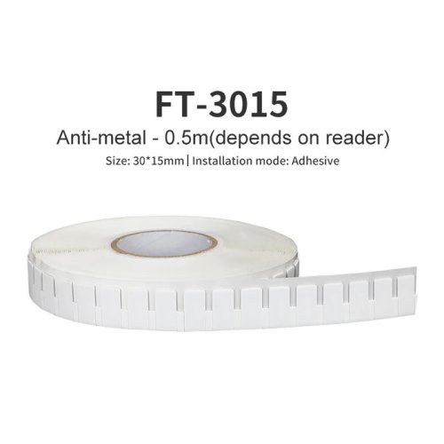 UHF RFID 915MHZ ISO 18000-6C proti kovům PET nálepka