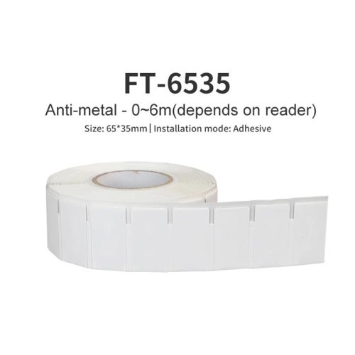 UHF RFID 915MHZ ISO 18000-6C proti kovům PET nálepka