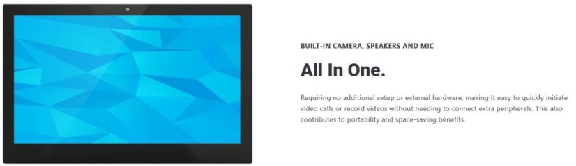 14" řada WF 1, průmyslový Android tablet, dotyk, PoE a VESA