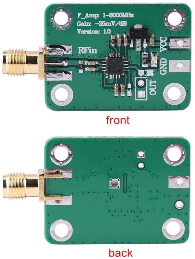 AD8318 RF Logarithmic Detector 70dB, 1-8000MHz