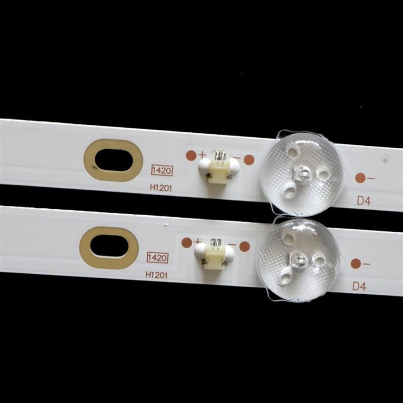 Podsvícená světelná lišta JL.D32061330-006AS-M, 6 LED, 2ks