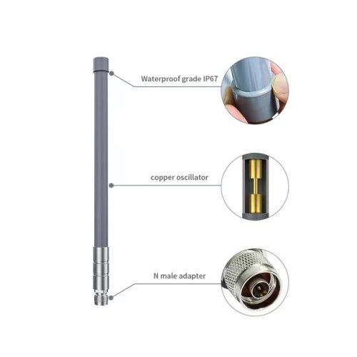 Externí sklolaminátová anténa LoRa Helium s vysokým ziskem