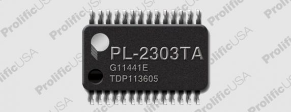 Prolific PL2303TA USB do RS232 EX LINK PORT Kabel s jackem