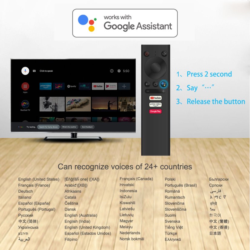 KM1 classic 2/16GB Android TV Box - Google Certified, S905X3