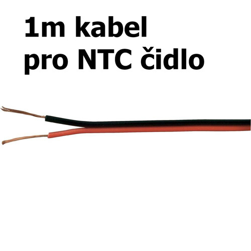 Prodlužovací kabel NTC čidla 1m