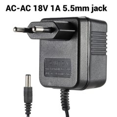 YU-1801 18V 1A AC adaptér pre hudobné nástroje, efekty a gitary - neoriginálny