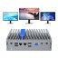 IEXP-332 průmyslové PC, Intel N100, 2× HDMI, VGA, 4× COM, Dual LAN, Barebone