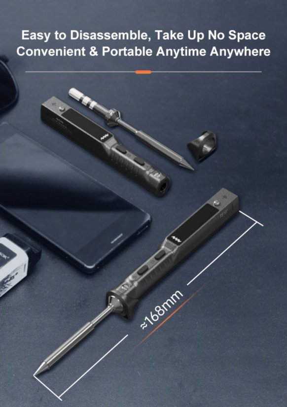 TS101 Digital Soldering Station with OLED Display - Fast and Precise Welding