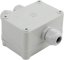 Plastic waterproof junction box
