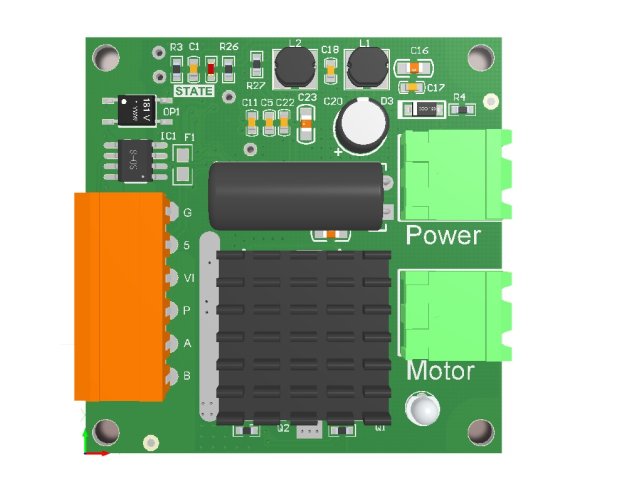 16A 12V-24V Ovladač DC Motoru s H-Bridge PWM