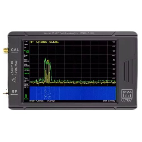 tinySA ULTRA+ ZS-407: Profesionální přenosný spektrální analyzátor a generátor