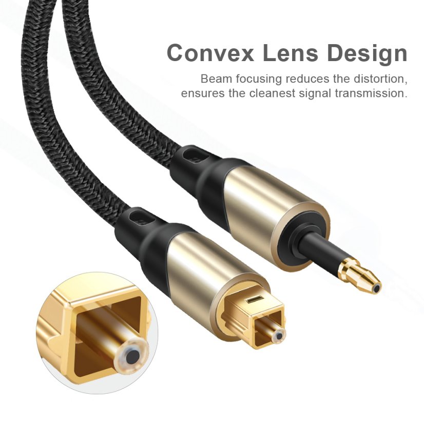 CF0031 Toslink to Mini-TOSLINK SPDIF Audio Cable