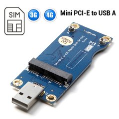Adaptér datového přenosu USB 2.0 na miniPCIe